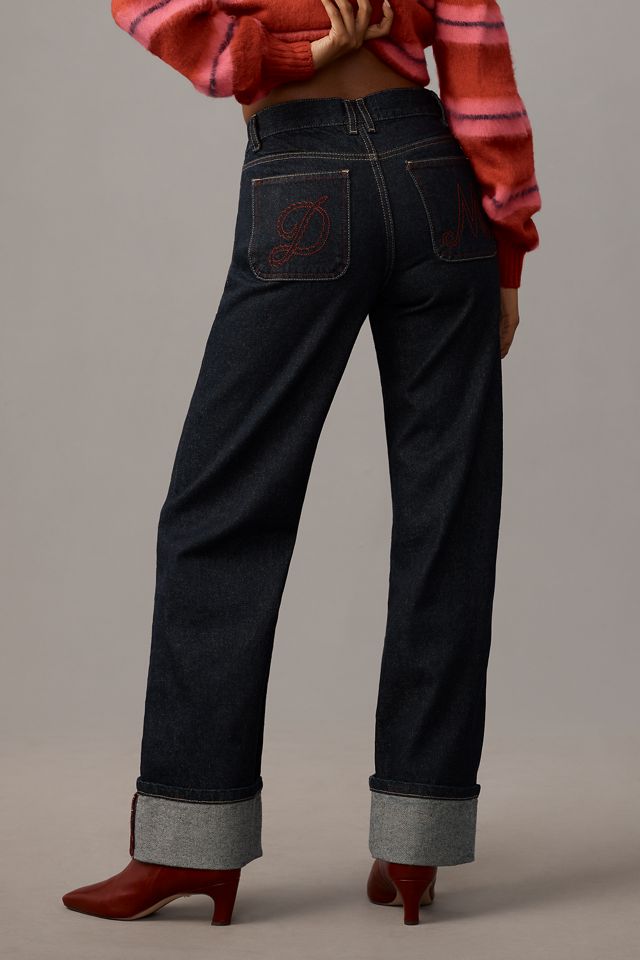 Damson Madder Sylvie Cuff Jeans | Anthropologie