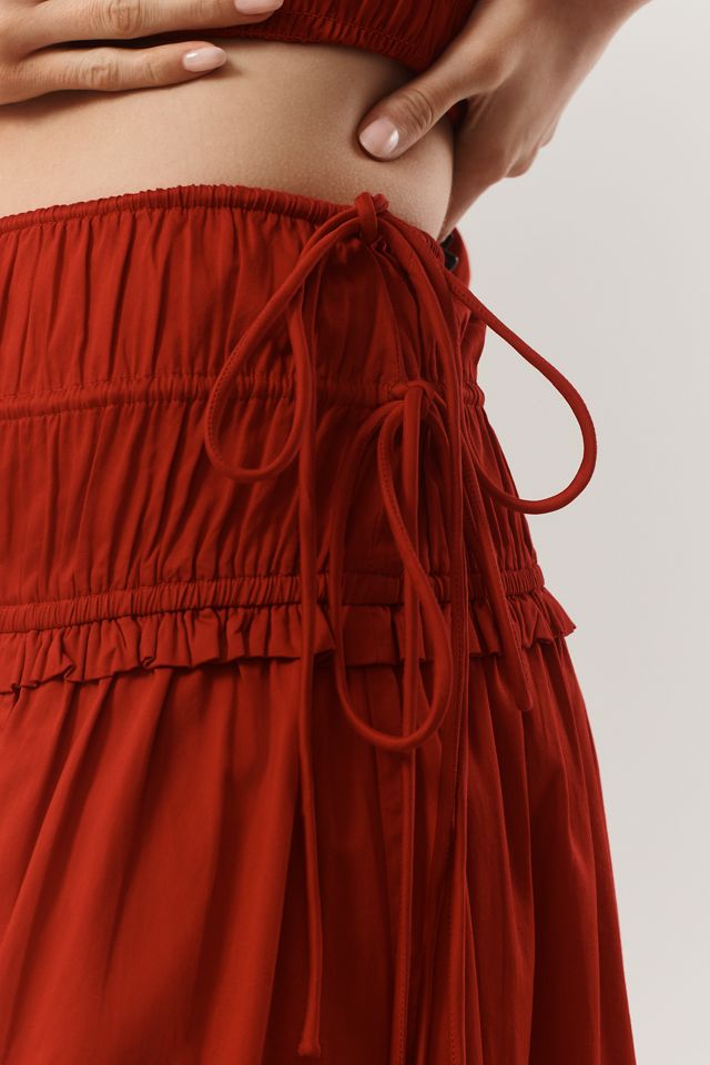 Damson Madder Charlotte Drop-Waist Midi Skirt #3