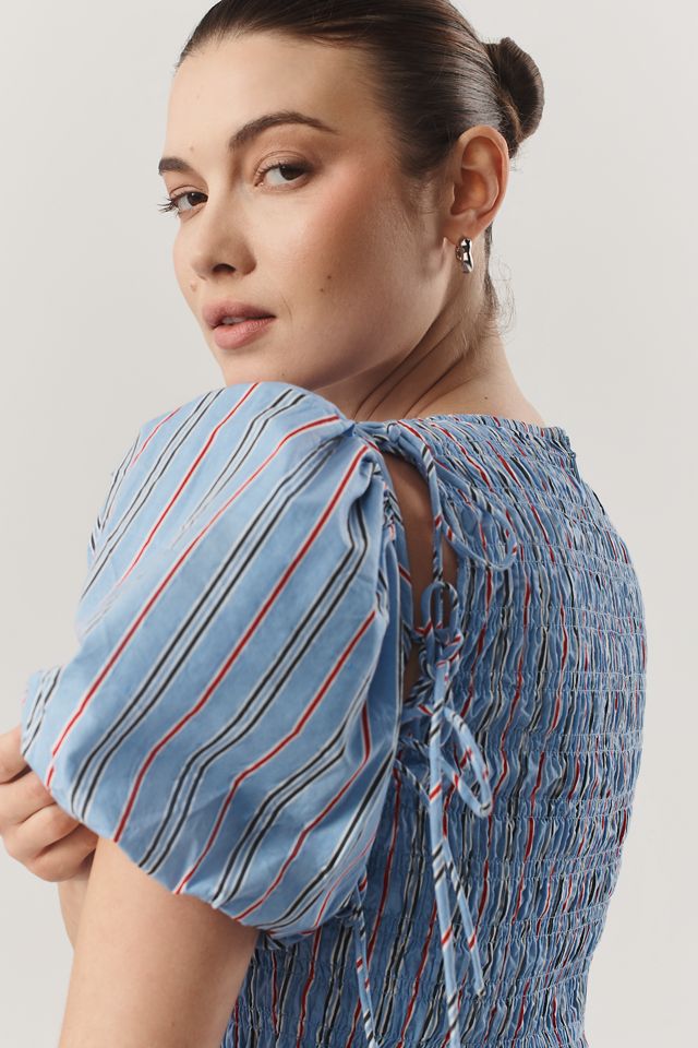 Damson Madder Becca Removable-Sleeve Blouse #1