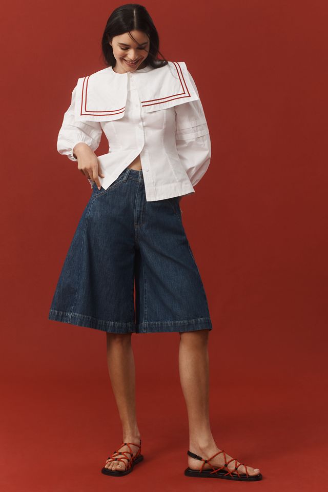 Damson Madder Elise Sailor Blouse | Anthropologie
