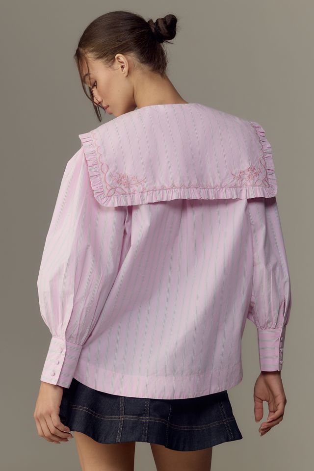 Damson Madder Nordine Bib Blouse #1