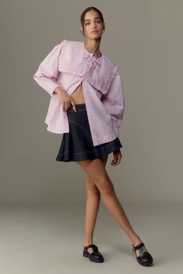 Damson Madder Nordine Bib Blouse #3