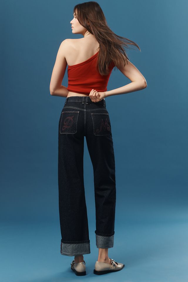 Damson Madder Sylvie High-Rise Cuffed Slim Jeans #3