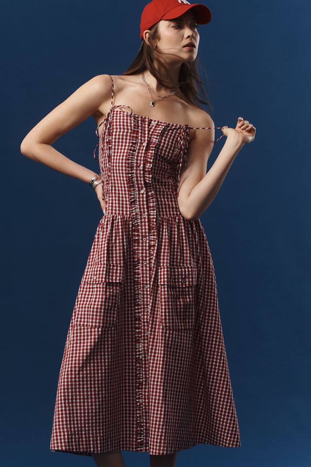 Damson Madder Faith Drop-Waist Midi Dress #2