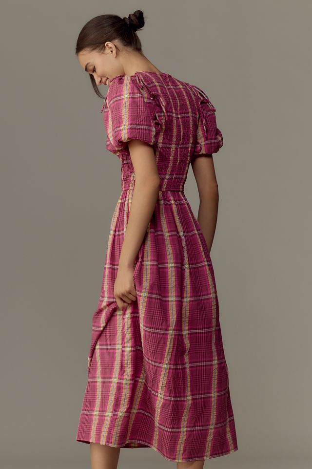 Damson Madder Becca Removable-Sleeve Midi Dress #2