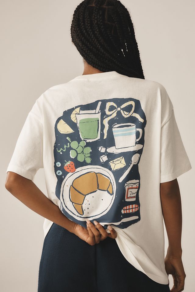 Damson Madder x Anthropologie Breakfast Graphic Tee #3