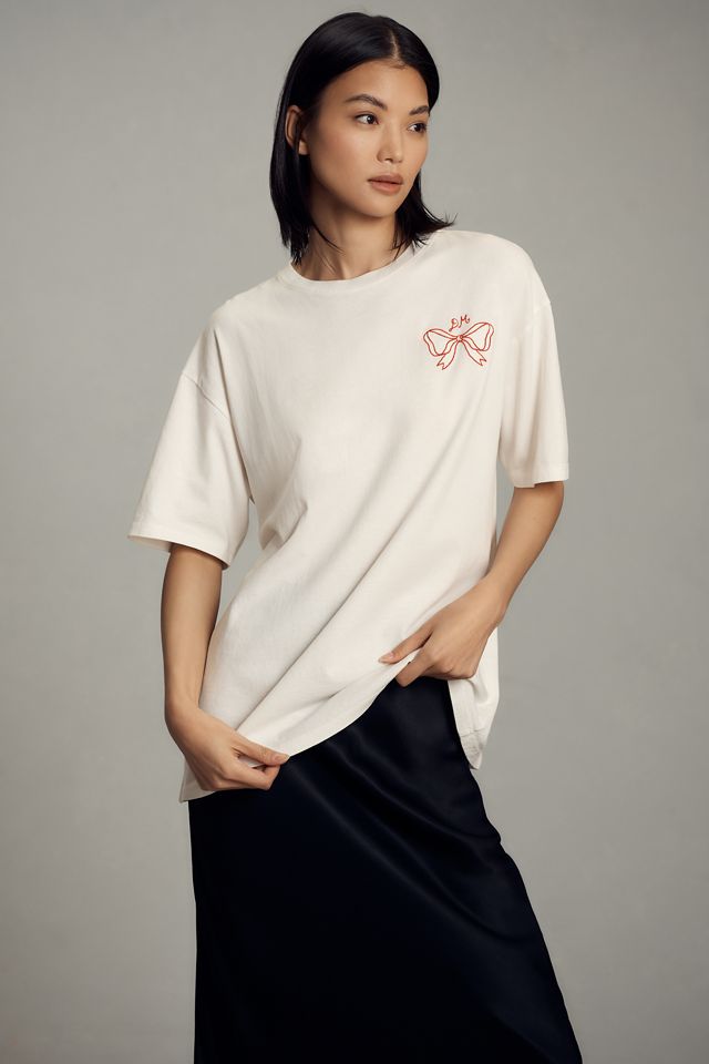 Damson Madder Bow Logo Graphic Tee #2