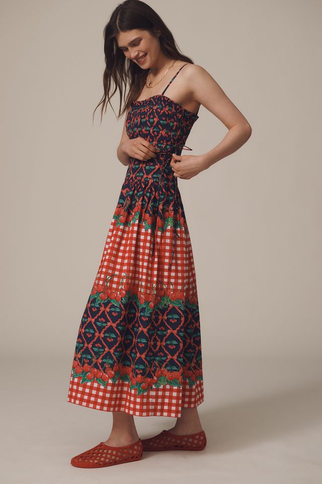 Damson Madder Kelia Sleeveless Midi Dress | Anthropologie