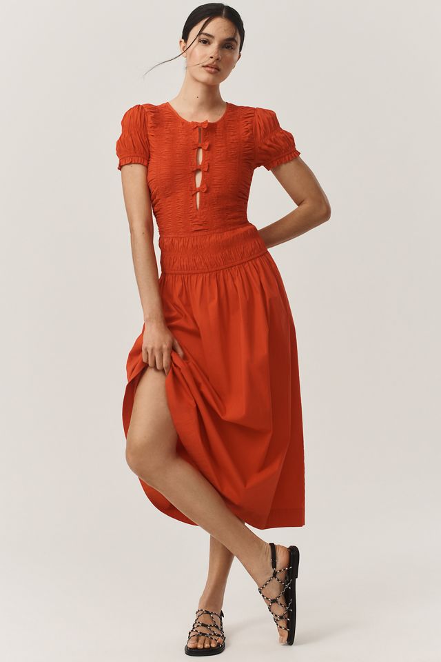 Damson Madder Saffy Short-Sleeve Midi Dress #2