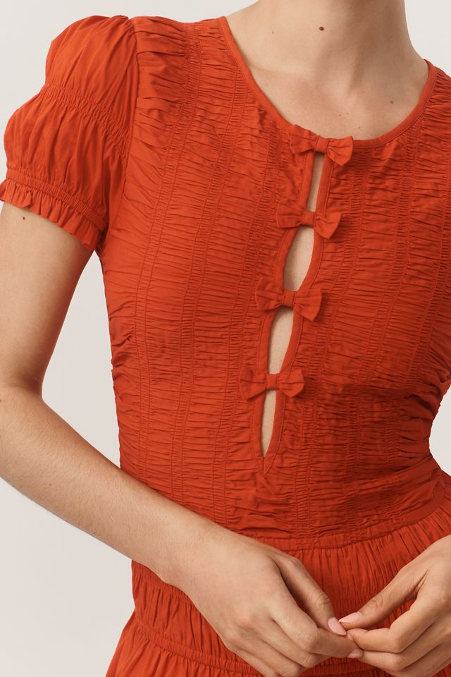 Damson Madder Saffy Short-Sleeve Midi Dress #3