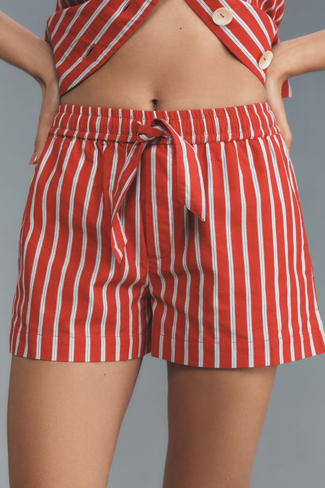 Damson Madder Krissy Linen Blend Boxer Shorts