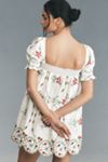 Damson Madder Lulu Embroidered Mini Dress