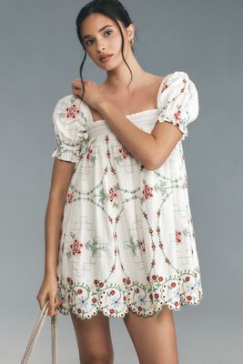 ワンピース Damson Madder Becca Bubble Mini Dress Damson Madder Becca Bubble Mini Dress – Thirty-One Jane