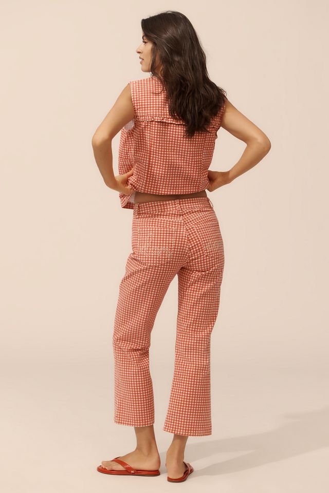 Damson Madder Kenny Kick-Flare Crop Jeans #3