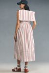 damson madder josephine collared midi dress Damson Madder Josephine Collared Midi Dress
