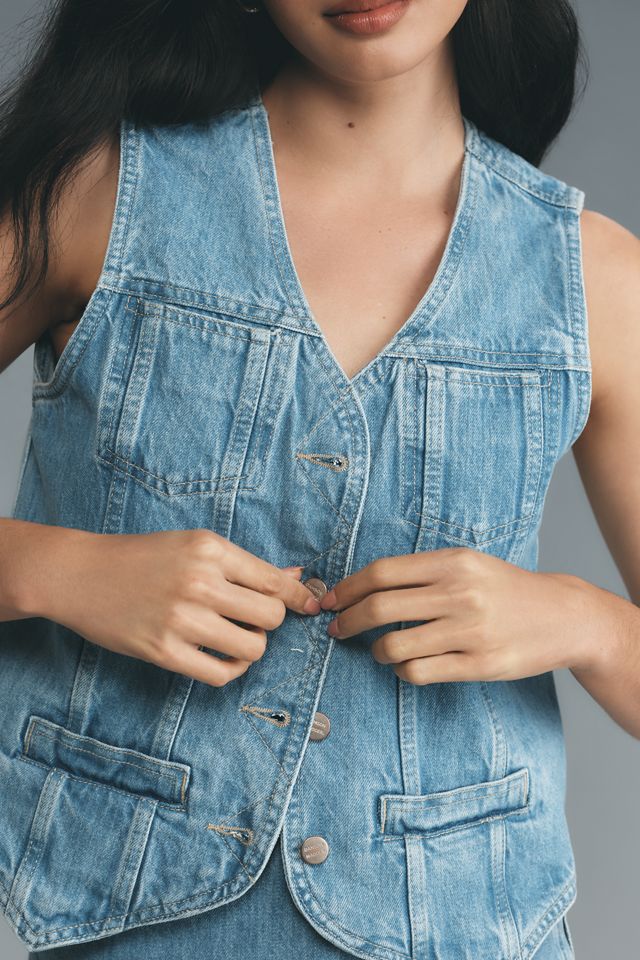 Damson Madder Helly Denim Vest #3