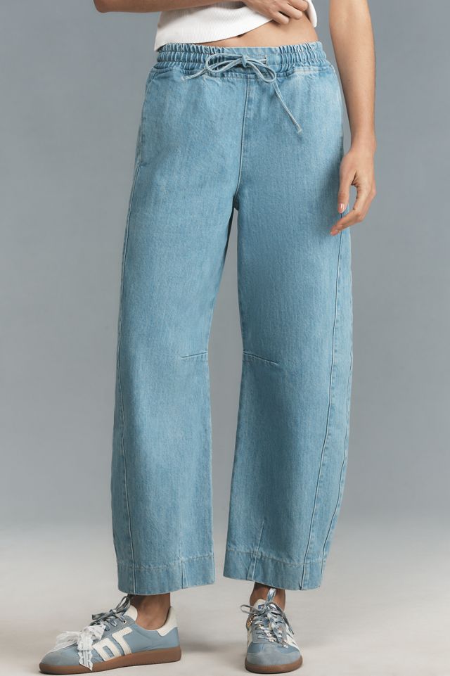 デニム・ジーパン Damson Madder Felix Paisley Jeans Damson Madder Felix High-Rise Pull-On Barrel Jeans