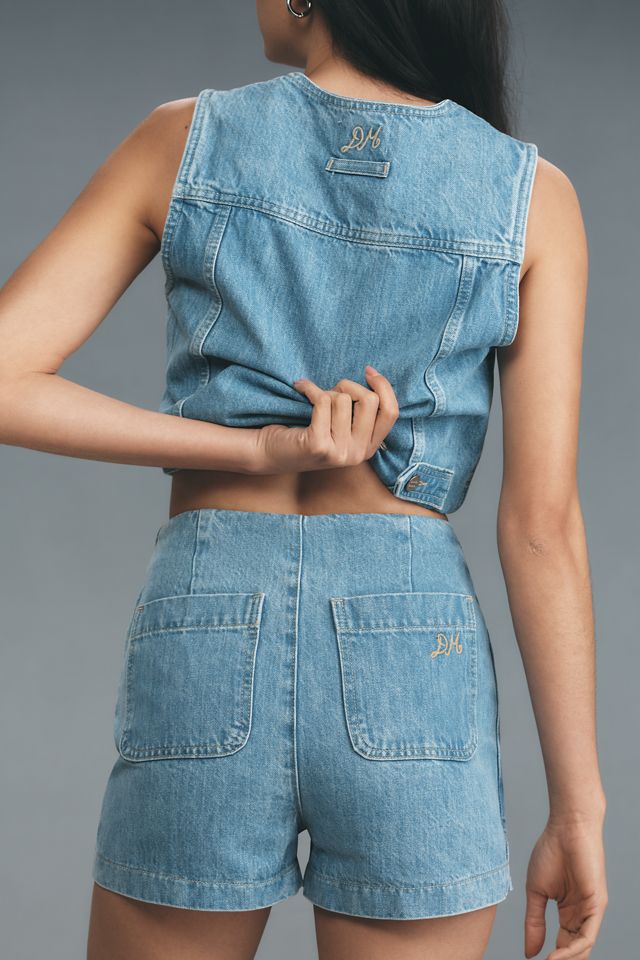 Damson Madder Rory Wrap Denim Skort #2