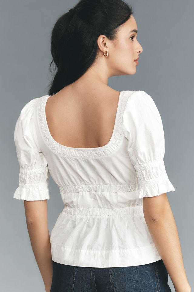 Damson Madder Bianca Ruffle Bow Blouse #1