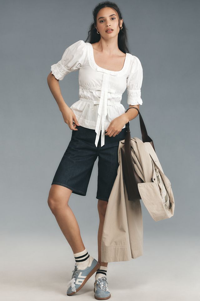 Damson Madder Bianca Ruffle Bow Blouse #2