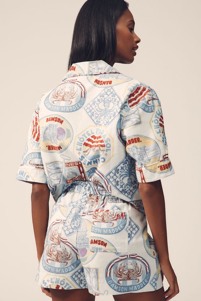 ショートパンツ Damson Madder Pull on Shorts Damson Madder Printed Pull-On Shorts | Anthropologie