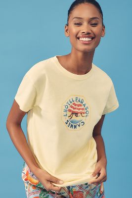 Damson Madder Parasol Shrunken Graphic Tee