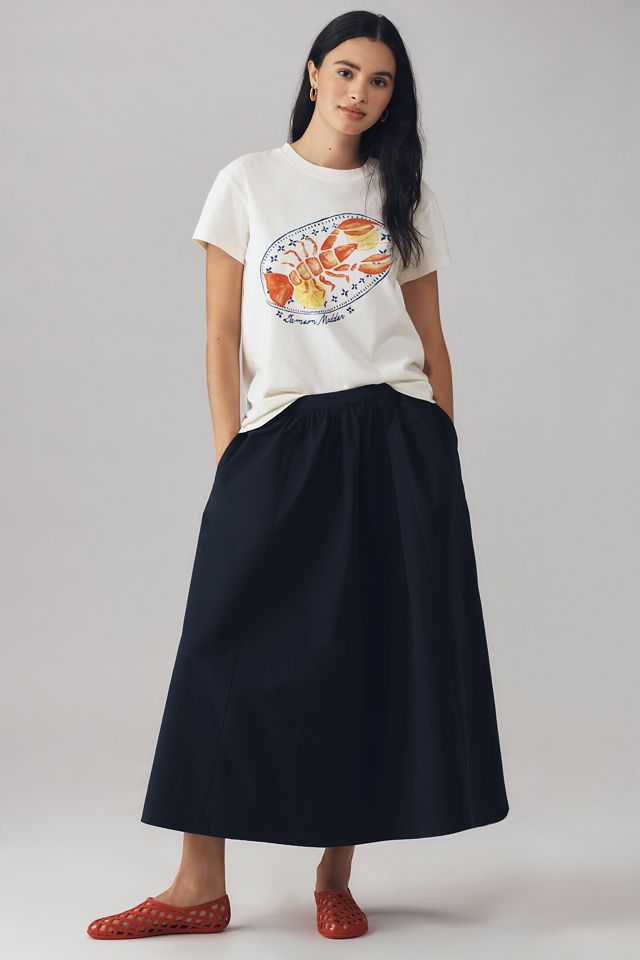 Damson Madder x Anthropologie Plate de Homard Shrunken Graphic Tee