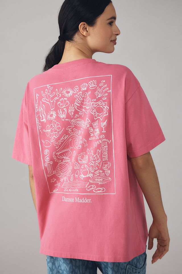 Damson Madder x Anthropologie Summer From The Sea Oversized Graphic Tee #1