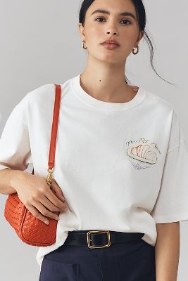 x Anthropologie Mon Petit Déjeuner Oversized Graphic Tee