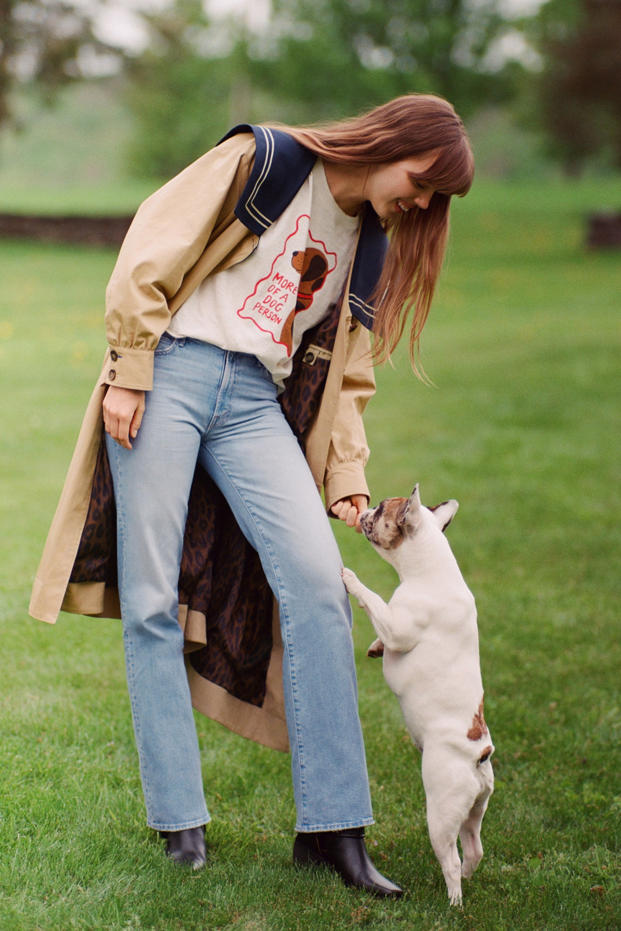Damson Madder Ella Sailor Trench Coat