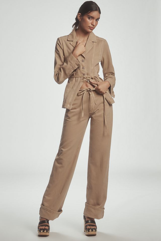 Damson Madder Francie Tie Blazer | Anthropologie