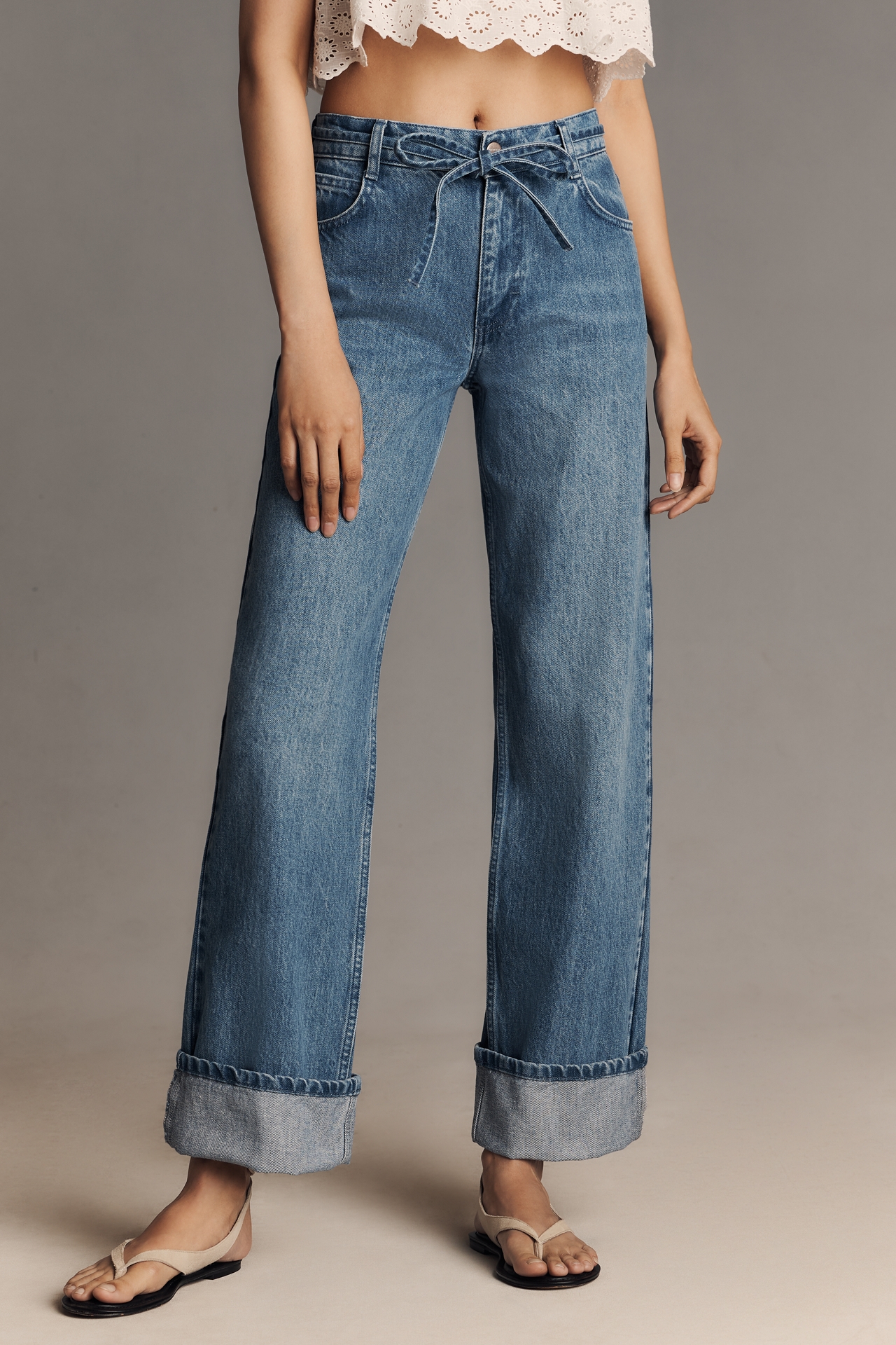 Damson Madder Sylvie Tie Jeans