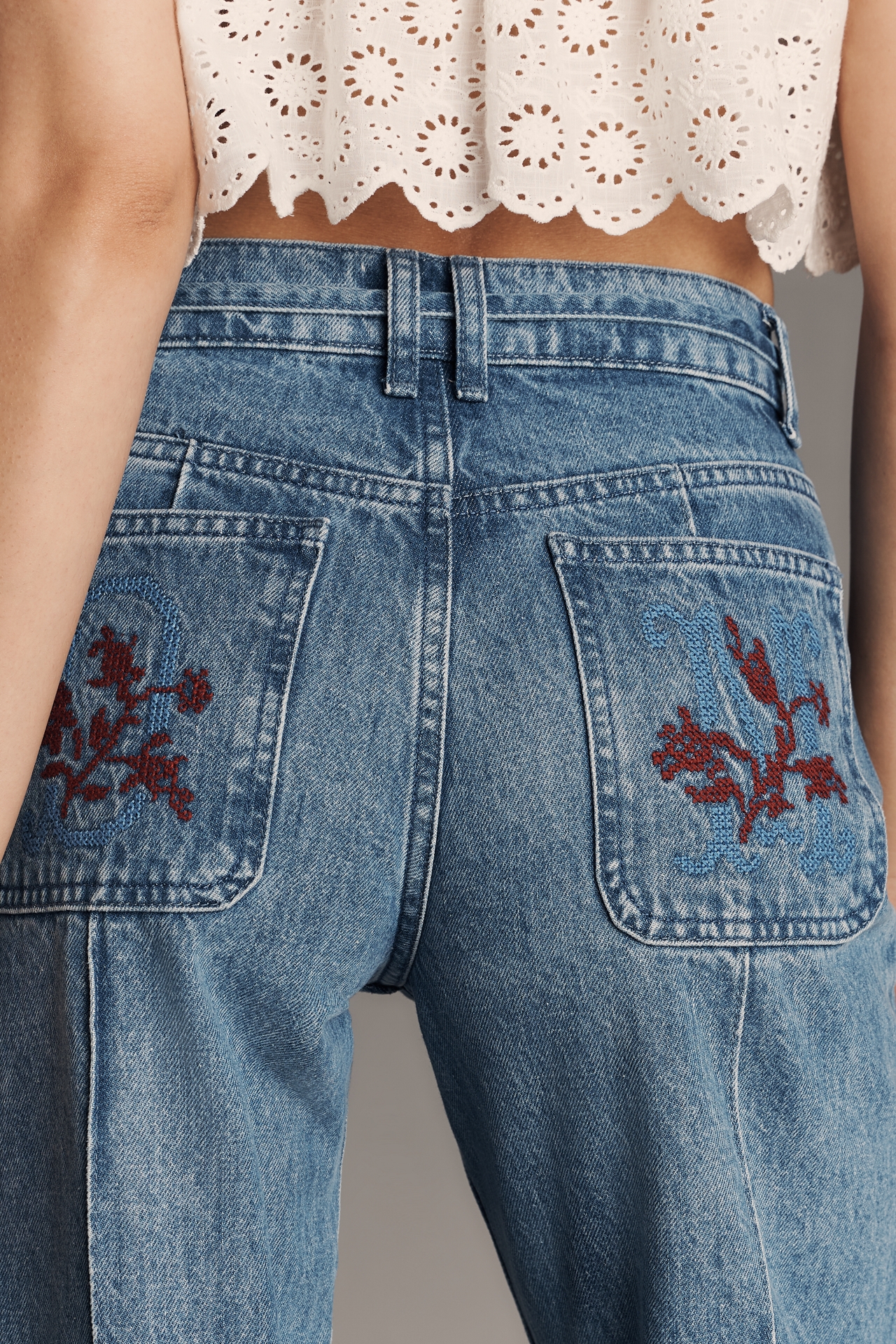 Damson Madder Sylvie Tie Jeans