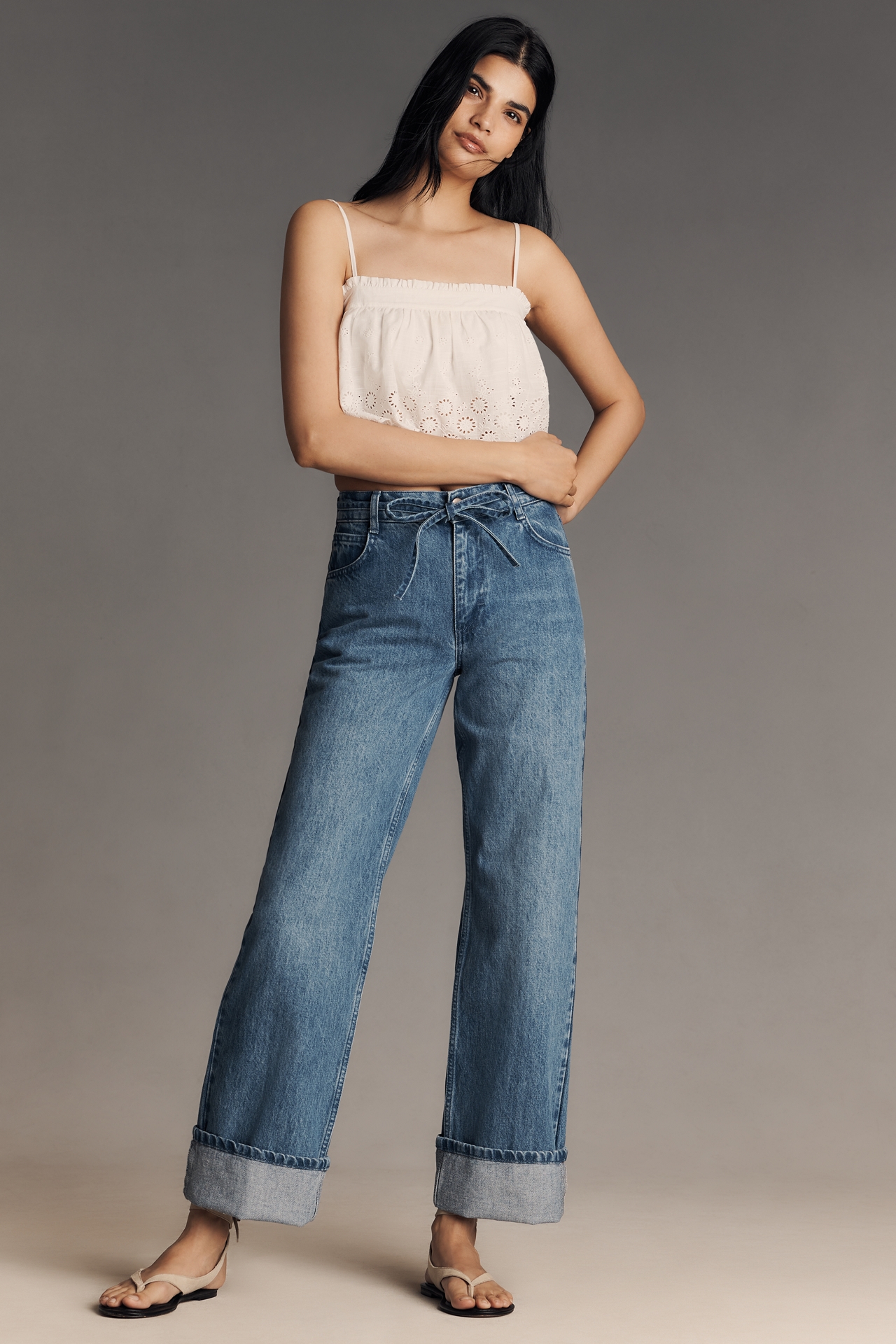 Damson Madder Sylvie Tie Jeans