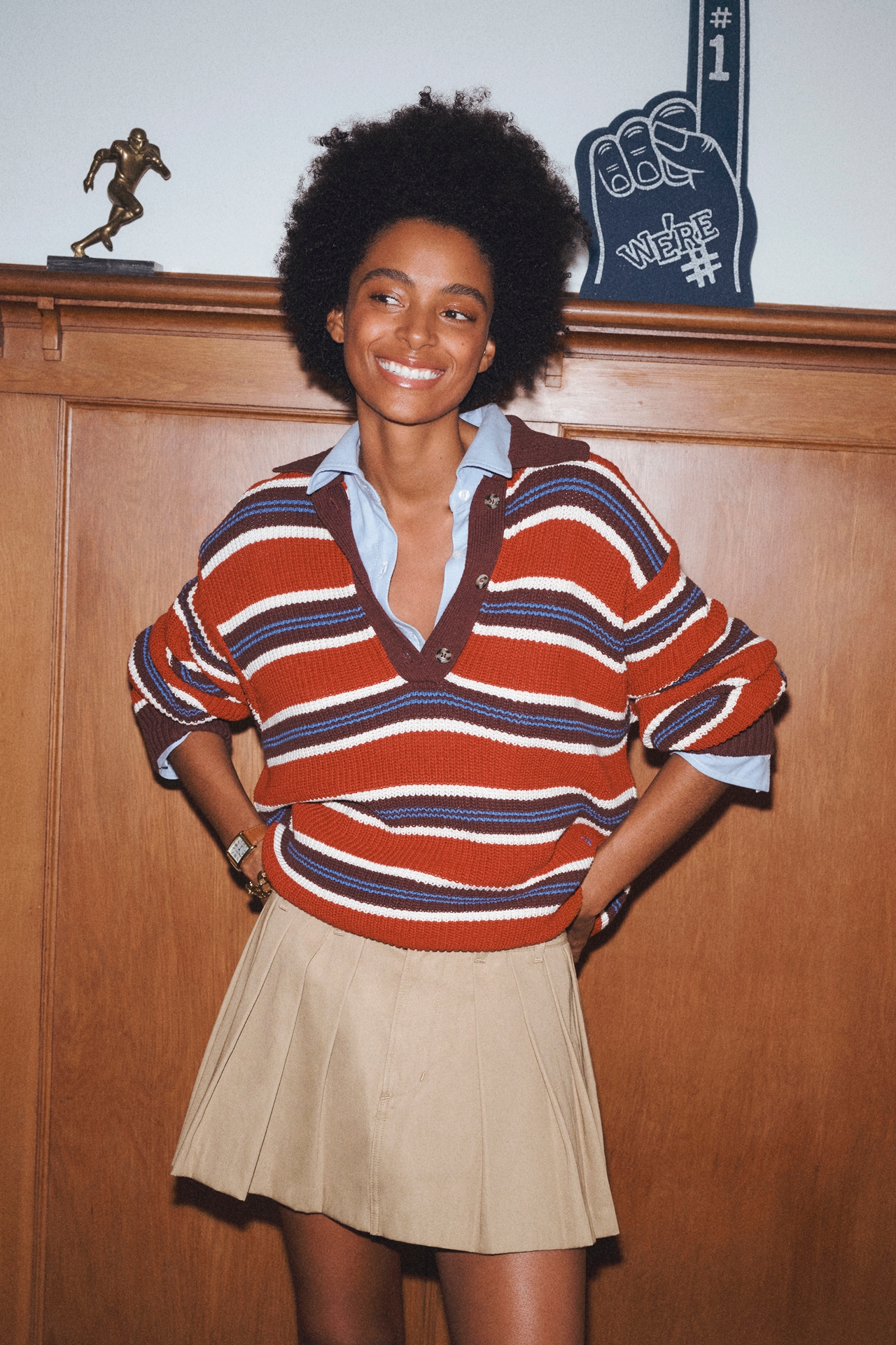 Damson Madder Ilona Rugby Sweater