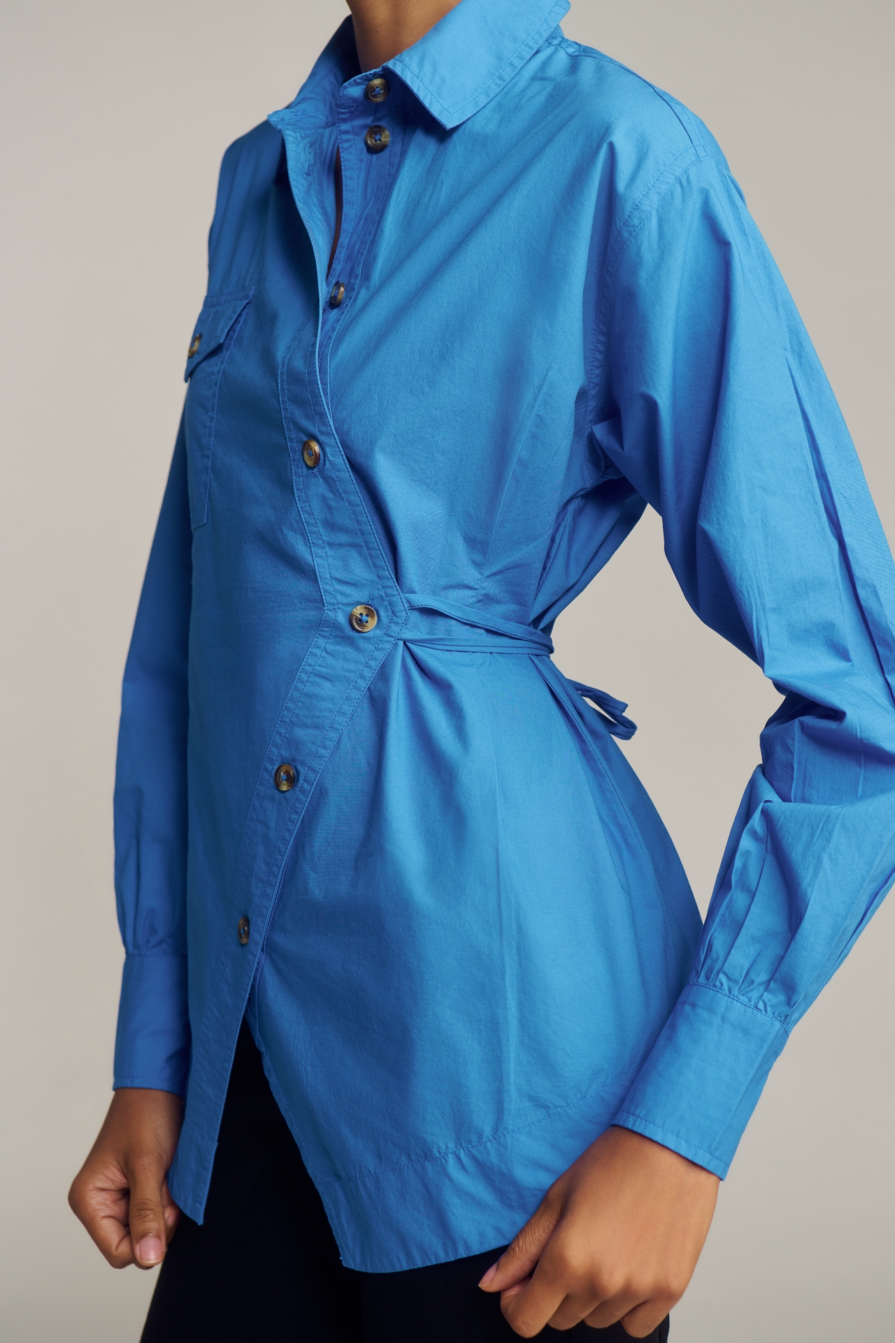 Damson Madder Lux Asymmetric Buttondown Shirt