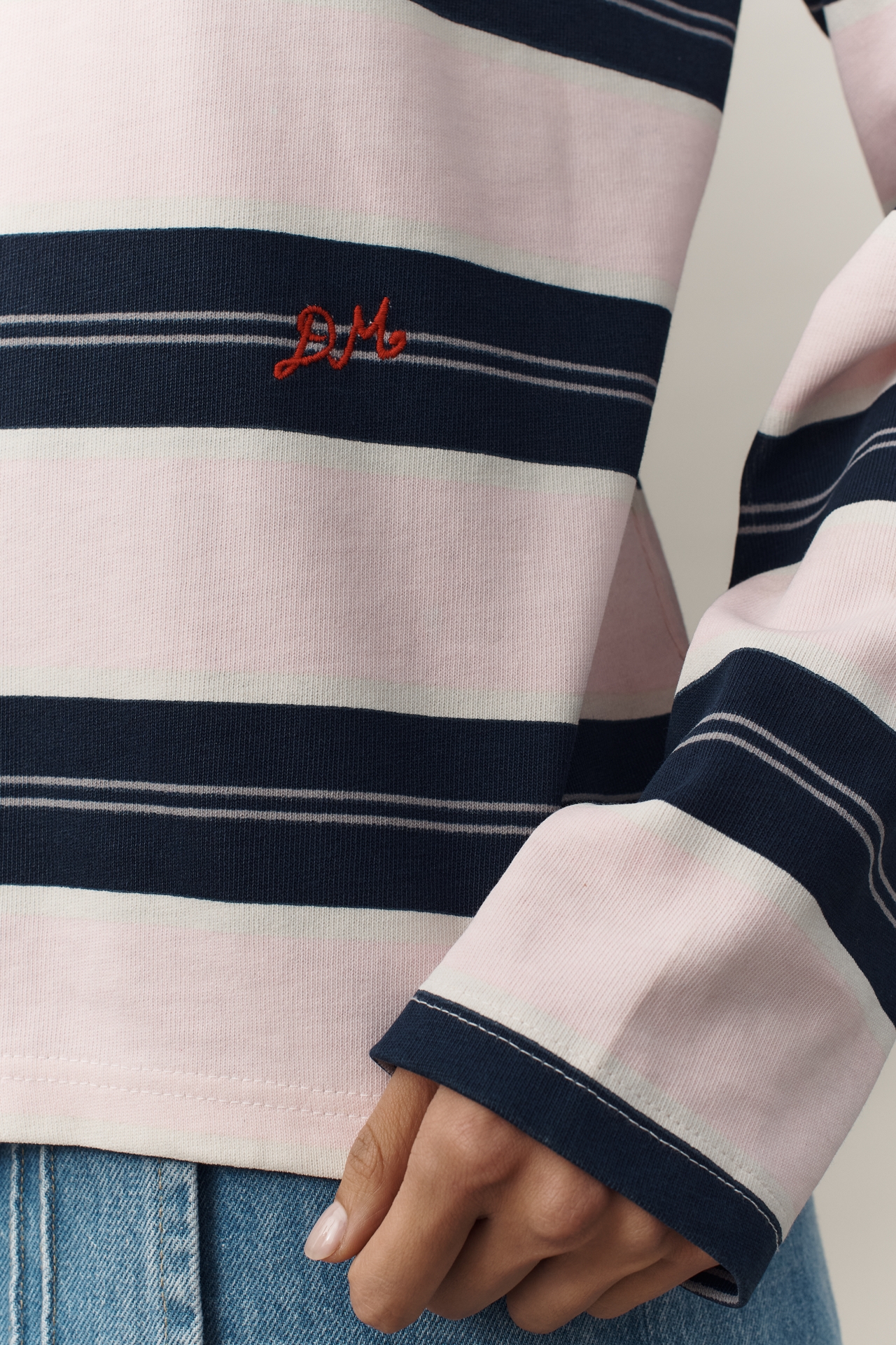 Damson Madder Cassia Shrunken Rugby Shirt