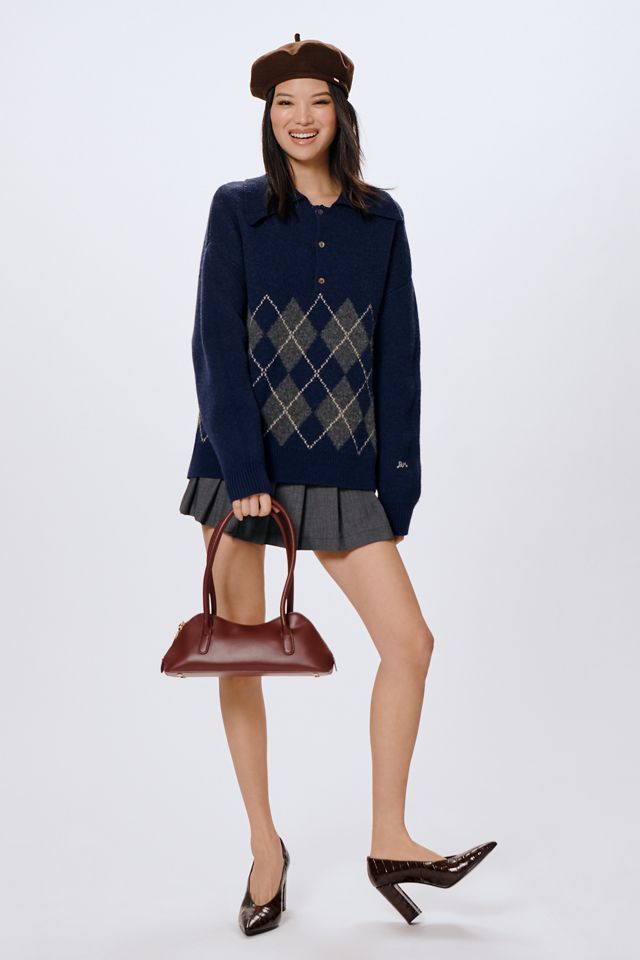 Damson Madder Saskia Slouchy Rugby Pullover #2