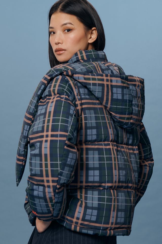 Damson Madder Hooded Pearl Hooded Puffer Coat #1