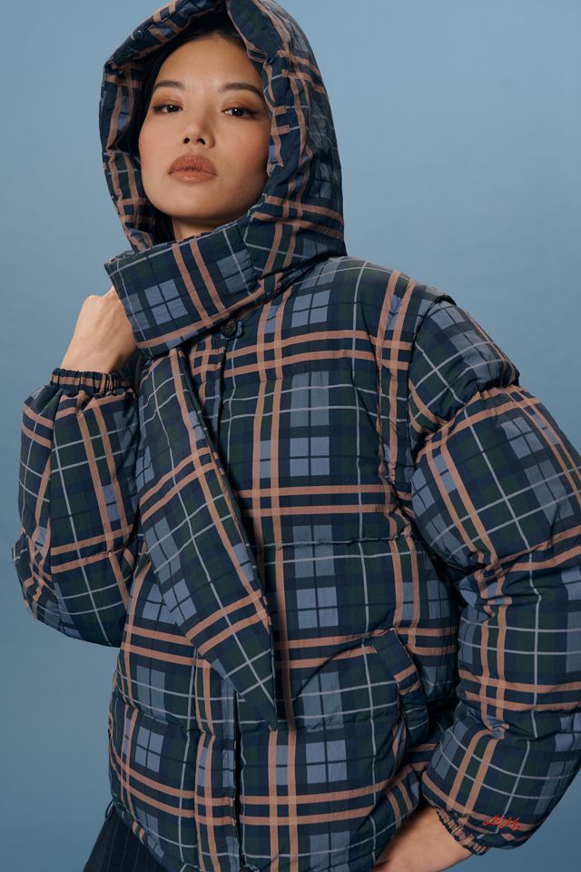 Damson Madder Hooded Pearl Hooded Puffer Coat #3
