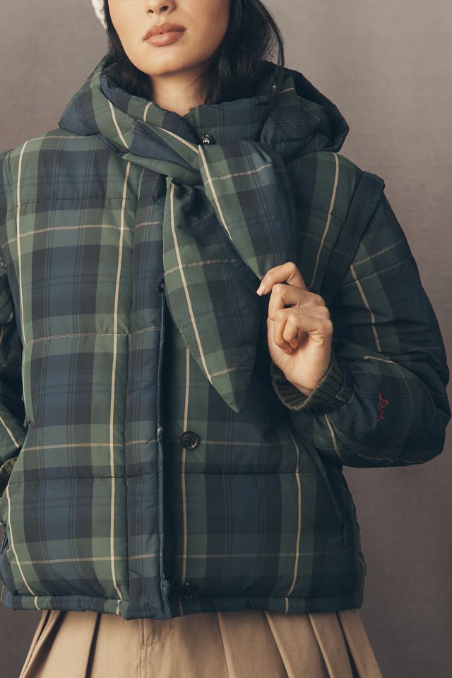 Damson Madder Hooded Pearl Hooded Puffer Coat | Anthropologie