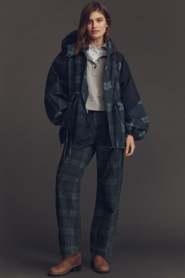 Damson Madder Liu Plaid Raincoat #1