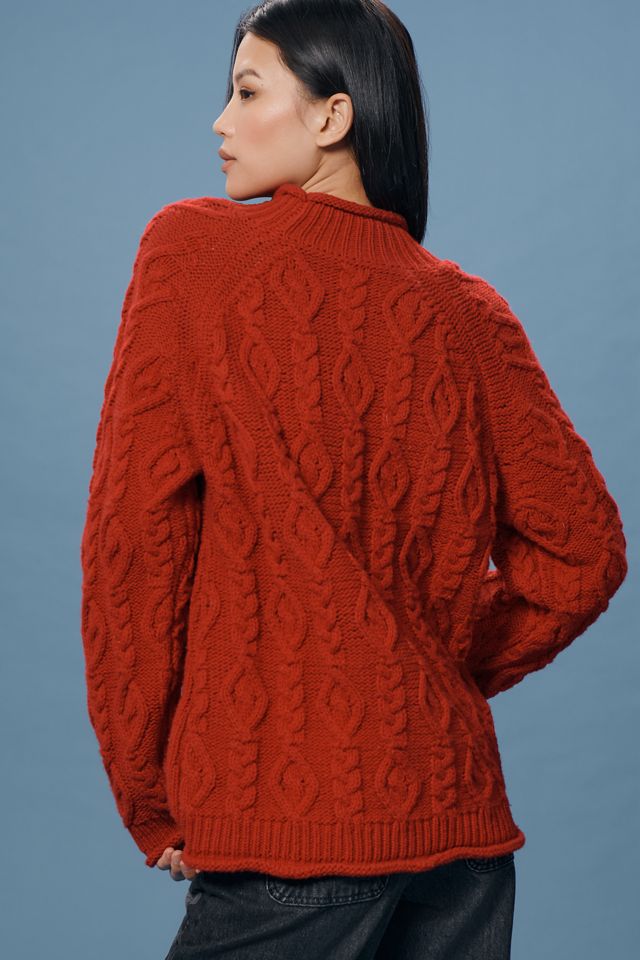 Damson Madder Stitch Interest Sweater #4