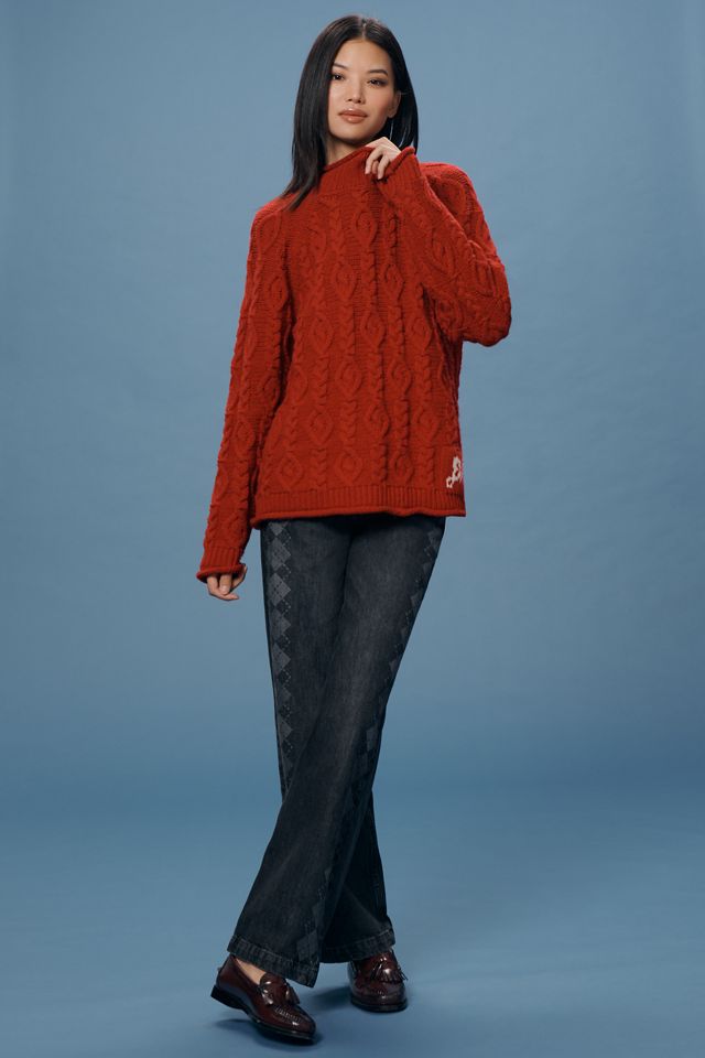 Damson Madder Stitch Interest Sweater #5