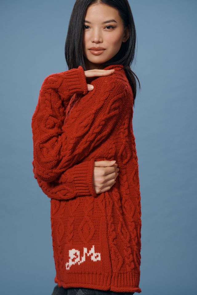 Damson Madder Stitch Interest Sweater #6