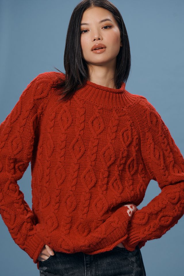 Damson Madder Stitch Interest Sweater #3