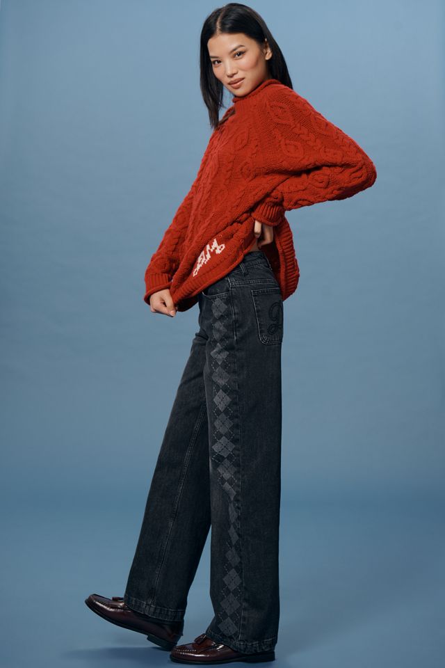 Damson Madder Sinclair High-Rise Wide-Leg Jeans #2
