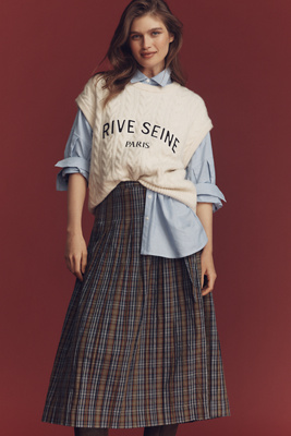 Damson Madder Josie Midi Skirt | Anthropologie