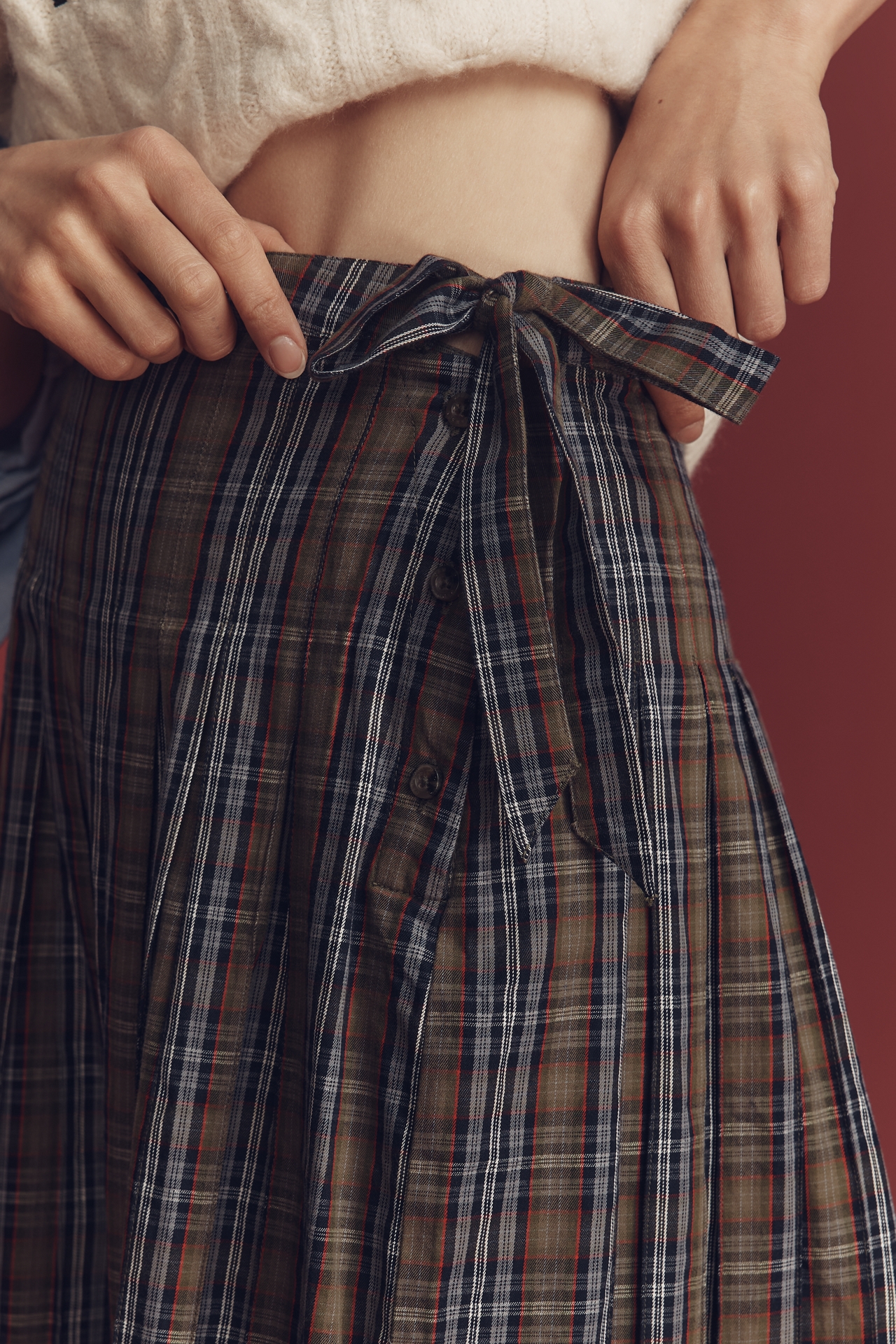 Damson Madder Josie Midi Skirt