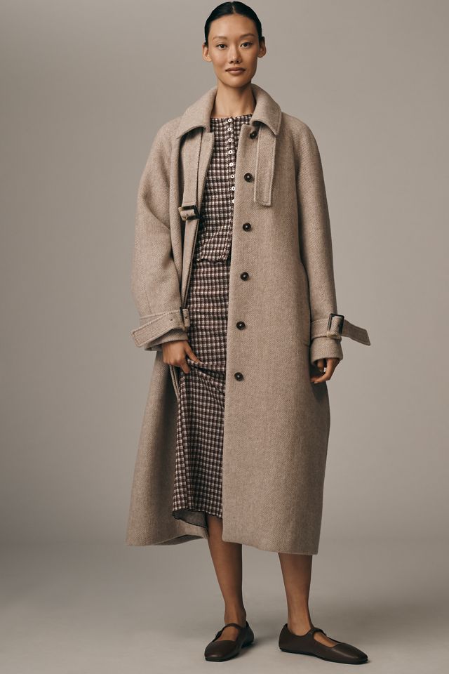 Damson Madder Jude Wool Coat #3